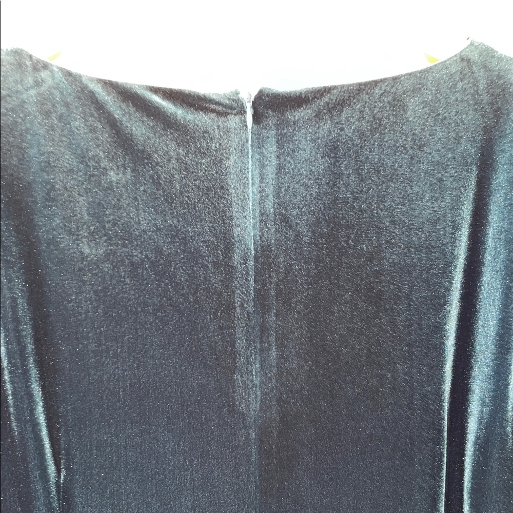 Donna Karan Green Long Sleeve Dress - Picture 8 of 10